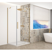 TRINITY GOLD MATT čtvercový sprchový kout 1000x1000mm, čiré sklo, pravé TRINITY GOLD MATT čtvercový sprchový kout 1000x1000mm, čiré sklo, pravé