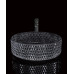MARAGUA skleněné gravírované umyvadlo, průměr 39,5 cm, černá MARAGUA skleněné gravírované umyvadlo, průměr 39,5 cm, černá