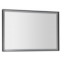 SORT LED podsvícené zrcadlo 100x70cm, matná černá SORT LED podsvícené zrcadlo 100x70cm, matná černá