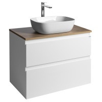 ALTAIR skříňka s deskou 78,5 cm, bílá/dub emporio ALTAIR skříňka s deskou 78,5 cm, bílá/dub emporio