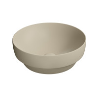 PURA keramické umyvadlo na desku, průměr 40cm, creta mat PURA keramické umyvadlo na desku, průměr 40cm, creta mat