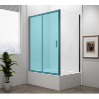 DEEP BLACK boční stěna 750x1650mm, čiré sklo DEEP BLACK boční stěna 750x1650mm, čiré sklo