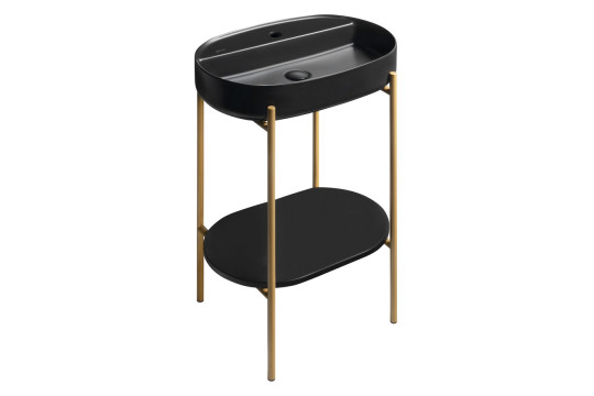 PUNO podstavec s umyvadlem 600x860x396mm, zlato mat PUNO podstavec s umyvadlem 600x860x396mm, zlato mat