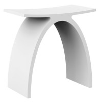 KORAL koupelnová stolička 43x43x23,5cm, solid surface, bílá mat KORAL koupelnová stolička 43x43x23,5cm, solid surface, bílá mat