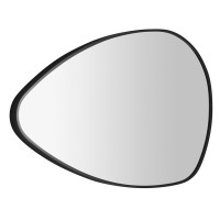 STEN zrcadlo v rámu 80x51cm, černá mat STEN zrcadlo v rámu 80x51cm, černá mat