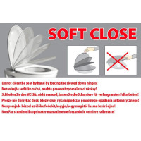 BEHRENS WC sedátko, Soft Close, bílá BEHRENS WC sedátko, Soft Close, bílá