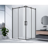 DRAGON BLACK obdélníkový sprchový kout 800x900mm L/P varianta, rohový vstup DRAGON BLACK obdélníkový sprchový kout 800x900mm L/P varianta, rohový vstup