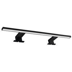 SERAPA LED svítidlo, 9W, 230V, 600x40x100mm, IP44, hliník, černá mat