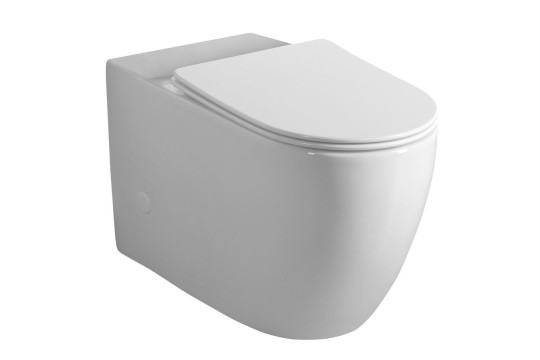 INFINITY WC kombi mísa, Rimless, 63x37 cm, spodní/zadní odpad, bílá INFINITY WC kombi mísa, Rimless, 63x37 cm, spodní/zadní odpad, bílá