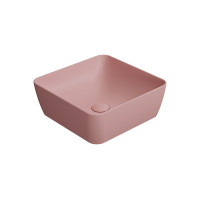 SAND/NUBES keramické umyvadlo na desku 38x38cm, blush mat SAND/NUBES keramické umyvadlo na desku 38x38cm, blush mat