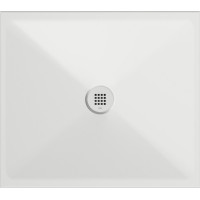 Keramická sprchová vanička, obdélník 90x80x2cm, bílá mat Keramická sprchová vanička, obdélník 90x80x2cm, bílá mat
