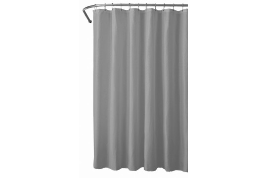 Sprchový závěs 180x180cm, polyester, šedá