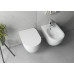 INFINITY bidet závěsný, 36,5x53cm, bílá mat