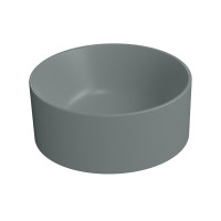 KUBE X keramické umyvadlo na desku, průměr 32cm, agave mat KUBE X keramické umyvadlo na desku, průměr 32cm, agave mat