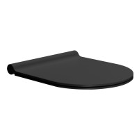 PURA/KUBE X sedátko, SLIM, Soft Close, duroplast, černá mat PURA/KUBE X sedátko, SLIM, Soft Close, duroplast, černá mat