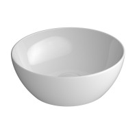 PURA keramické umyvadlo na desku, průměr 32cm, bílá ExtraGlaze PURA keramické umyvadlo na desku, průměr 32cm, bílá ExtraGlaze