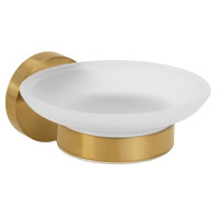 X-ROUND GOLD mýdlenka mléčné sklo, zlato mat X-ROUND GOLD mýdlenka mléčné sklo, zlato mat