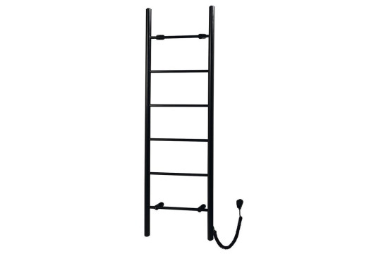 KARBO elektrický sušák ručníků, kulatý, 500x1600 mm, 120 W, černá mat KARBO elektrický sušák ručníků, kulatý, 500x1600 mm, 120 W, černá mat