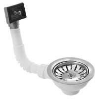Dřezová nerez výpust 6/4", s přepadem Dřezová nerez výpust 6/4", s přepadem