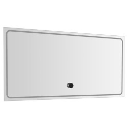 GEMINI zrcadlo s LED osvětlením 120x60cm, chytré funkce