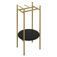 PUNO podstavec pod kulatá umyvadla 375x830x448xmm, zlato mat PUNO podstavec pod kulatá umyvadla 375x830x448xmm, zlato mat