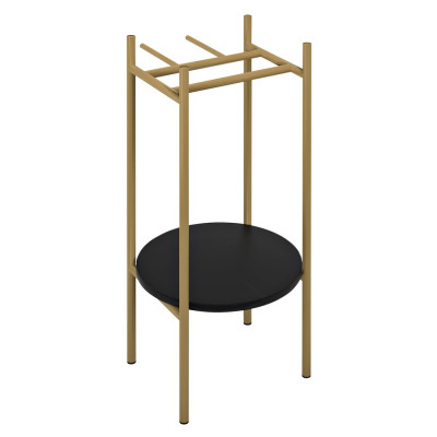 PUNO podstavec pod kulatá umyvadla 375x830x448xmm, zlato mat PUNO podstavec pod kulatá umyvadla 375x830x448xmm, zlato mat