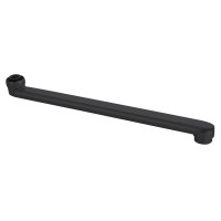 Výtokové ramínko k baterii, 220mm, ploché, černá mat Výtokové ramínko k baterii, 220mm, ploché, černá mat