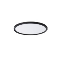 AZPO stropní LED svítidlo, ø 225mm, 11,8W, 3000/4000/6000K, IP54, černá mat