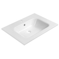 ARECA umyvadlo, litý mramor, 71x51,5cm, bílá ARECA umyvadlo, litý mramor, 71x51,5cm, bílá