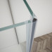 TRINITY CHROME čtvercový sprchový kout 800x800mm, čiré sklo, levé
