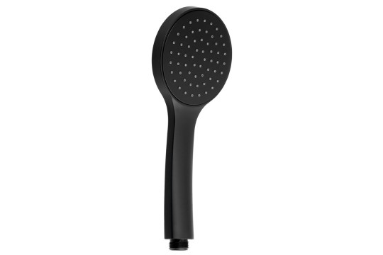 Ruční sprcha, 1 funkce, průměr 102mm, ABS/černá Ruční sprcha, 1 funkce, průměr 102mm, ABS/černá