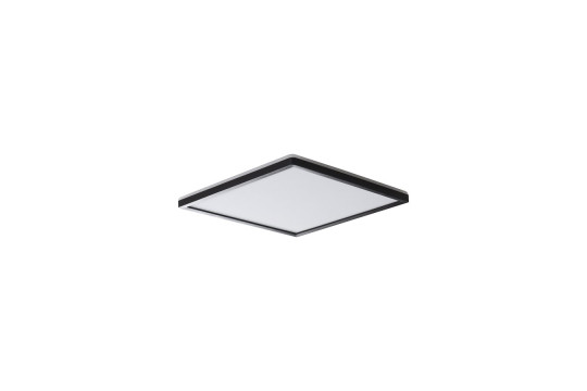 AZPO stropní LED svítidlo, 225x225mm, 12,3W, 3000/4000/6000K, IP54, černá mat