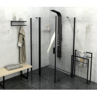 Zoom Line Black obdélníkový sprchový kout 1100x1000mm L/P varianta Zoom Line Black obdélníkový sprchový kout 1100x1000mm L/P varianta