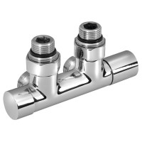 R-START připojovací sada ventilů pro středové připojení, chrom R-START připojovací sada ventilů pro středové připojení, chrom