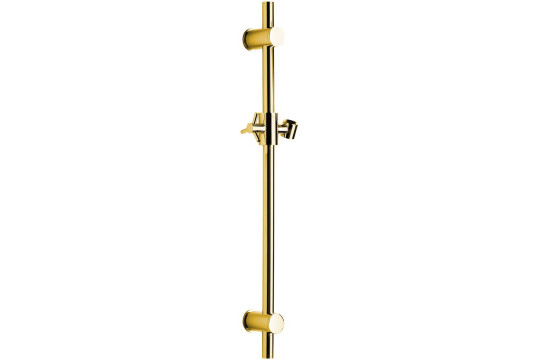 Posuvný držák sprchy kulatý, 560 mm, zlato Posuvný držák sprchy kulatý, 560 mm, zlato