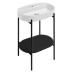 PUNO podstavec s umyvadlem 600x860x396mm, černá PUNO podstavec s umyvadlem 600x860x396mm, černá