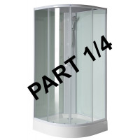 AIGO vanička 900x900 mm, příslušenství a sprchový sloup AIGO vanička 900x900 mm, příslušenství a sprchový sloup
