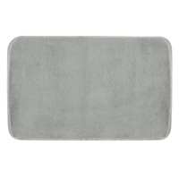 FUZZY koupelnová předložka, 50x80 cm, 100% polyester, protiskluz, šedá FUZZY koupelnová předložka, 50x80 cm, 100% polyester, protiskluz, šedá