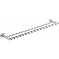 X-STEEL držák na ručníky dvojitý 655mm, broušená nerez (104204055) X-STEEL držák na ručníky dvojitý 655mm, broušená nerez (104204055)