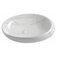 DALMA keramické umyvadlo 68x44x16,5 cm, carrara DALMA keramické umyvadlo 68x44x16,5 cm, carrara