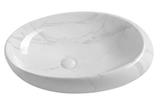 DALMA keramické umyvadlo 68x44x16,5 cm, carrara DALMA keramické umyvadlo 68x44x16,5 cm, carrara