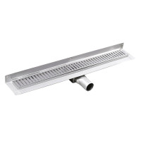 MANUS ONDA nerezový sprchový kanálek s roštem,ke zdi, 750x112x55mm MANUS ONDA nerezový sprchový kanálek s roštem,ke zdi, 750x112x55mm