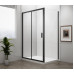 EASY BLACK obdélníkový sprchový kout 1000x800mm, čiré sklo L/P varianta
