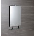 WEGA zrcadlo 800x800mm, s policí, černá mat WEGA zrcadlo 800x800mm, s policí, černá mat