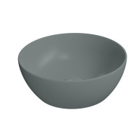 PURA keramické umyvadlo na desku, průměr 32cm, agave mat PURA keramické umyvadlo na desku, průměr 32cm, agave mat