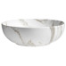RONDANE keramické umyvadlo na desku Ø 41cm, bianco carrara RONDANE keramické umyvadlo na desku Ø 41cm, bianco carrara