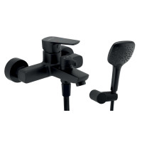 Vanová nástěnná baterie ECO, 150 mm, černá Vanová nástěnná baterie ECO, 150 mm, černá