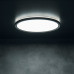 AZPO stropní LED svítidlo, ø 225mm, 11,8W, 3000/4000/6000K, IP54, černá mat