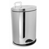 Odpadkový koš kulatý 12 l chrom Odpadkový koš kulatý 12 l chrom