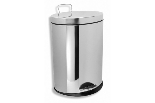 Odpadkový koš kulatý 12 l chrom Odpadkový koš kulatý 12 l chrom